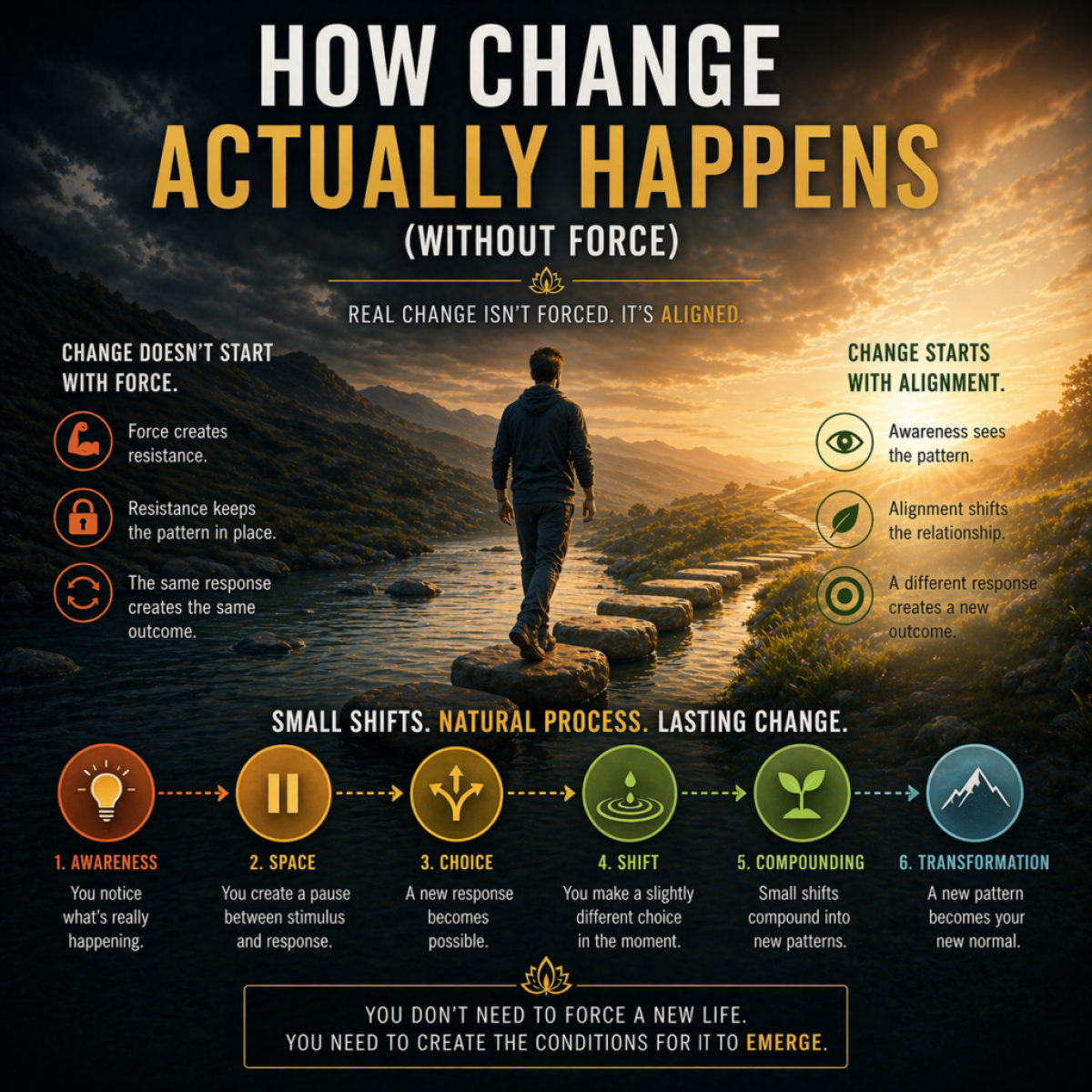natural transformation unfolding without force