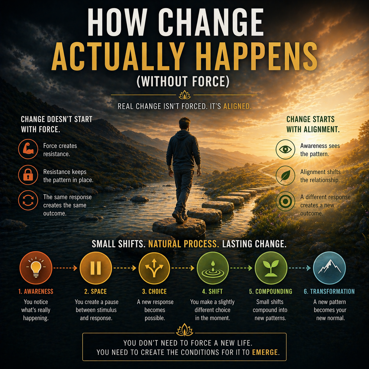 natural transformation unfolding without force